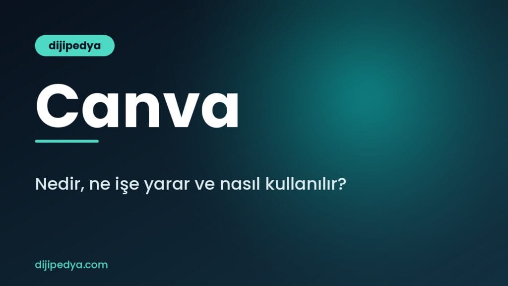 Canva nedir, ne işe yarar ve nasıl kullanılır rehberi kapak görseli