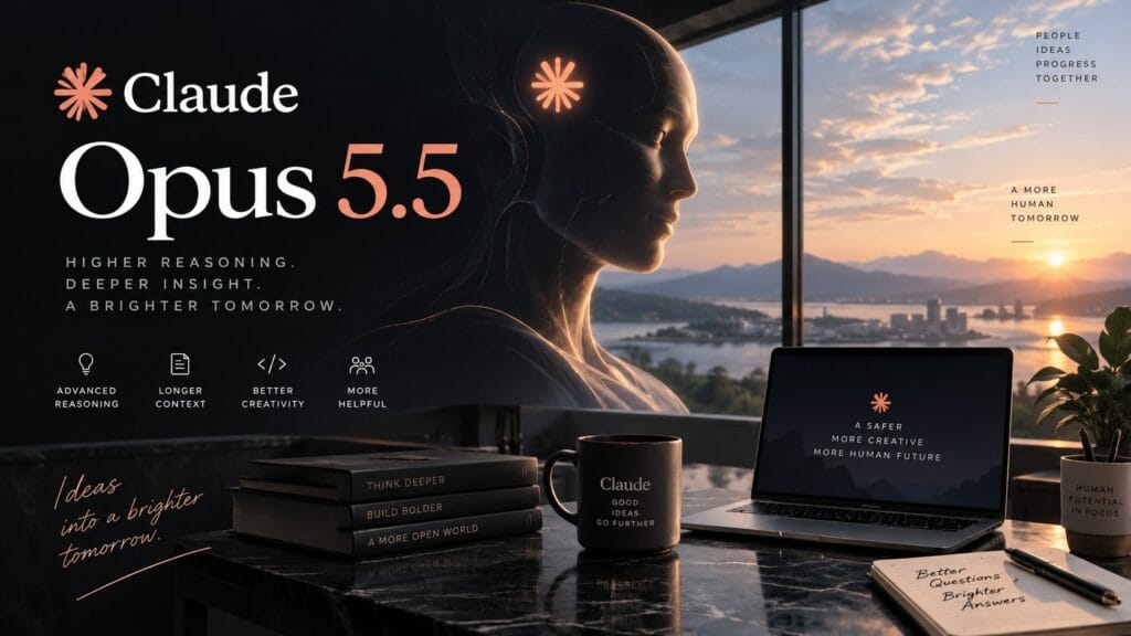 Anthropic'in yeni yapay zeka modeli Claude Opus 5.5 tanıtım görseli