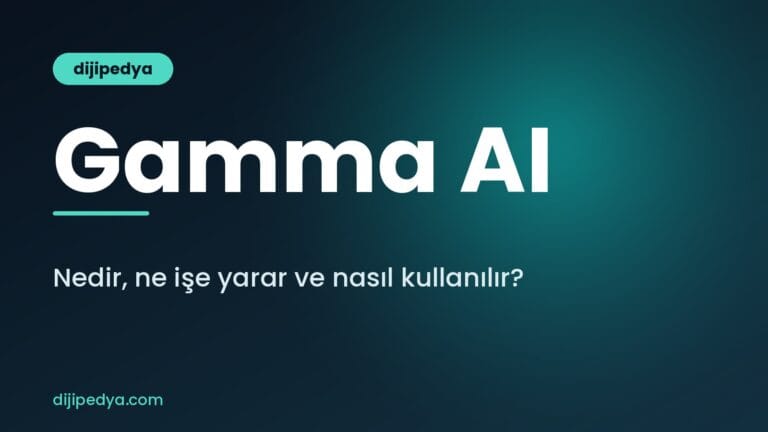 Gamma AI nedir, yapay zekâ ile sunum nasıl hazırlanır rehberi kapak görseli