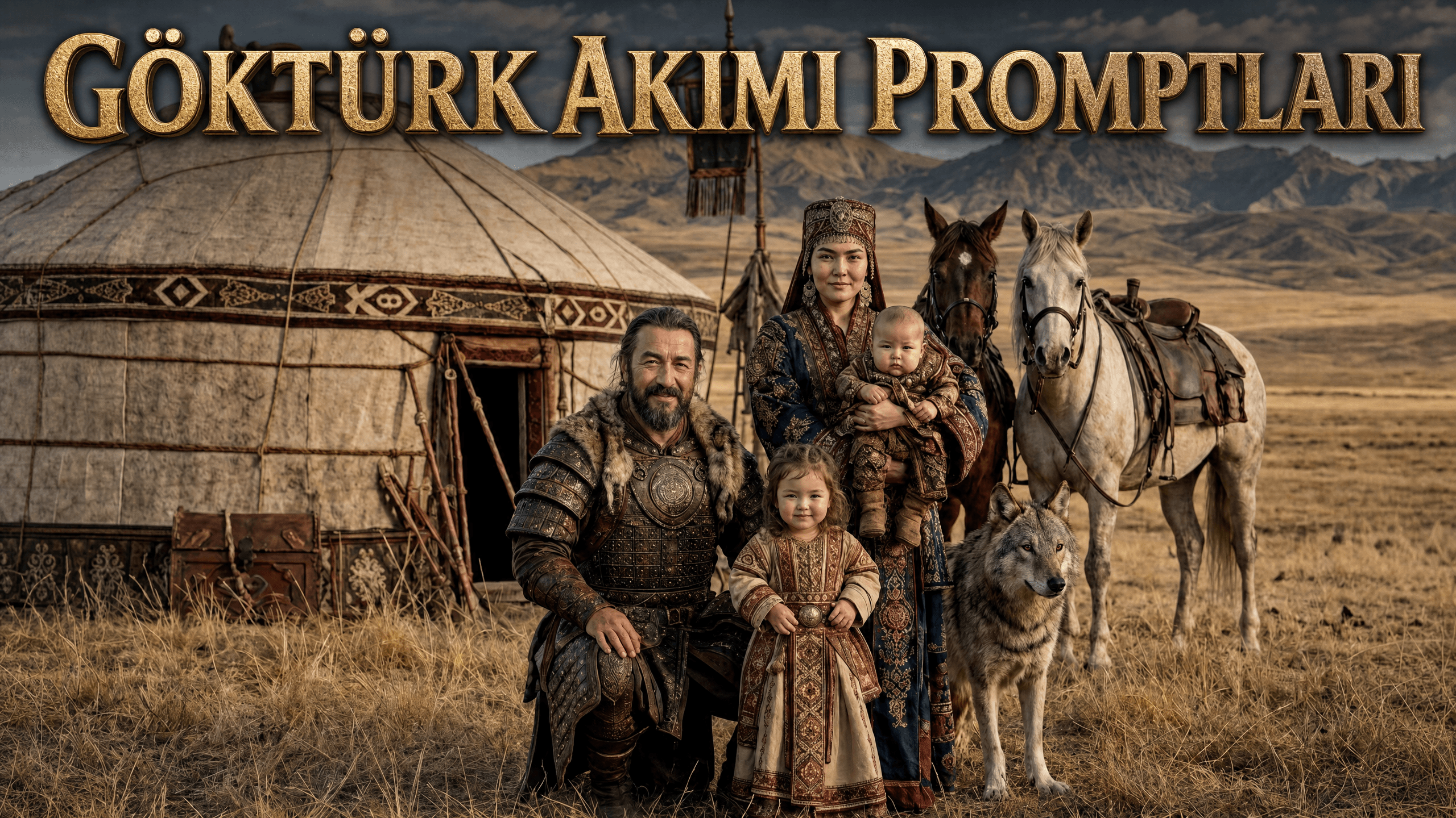 Göktürk Akımı Nasıl Yapılır? Hazır Promptlar (Orijinal + 9 Farklı Sahne)