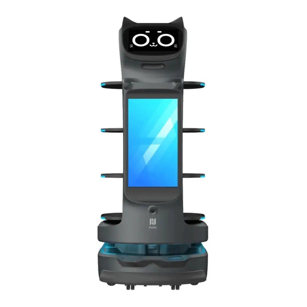 PUDU BellaBot Pro reklam ekranlı servis robotu