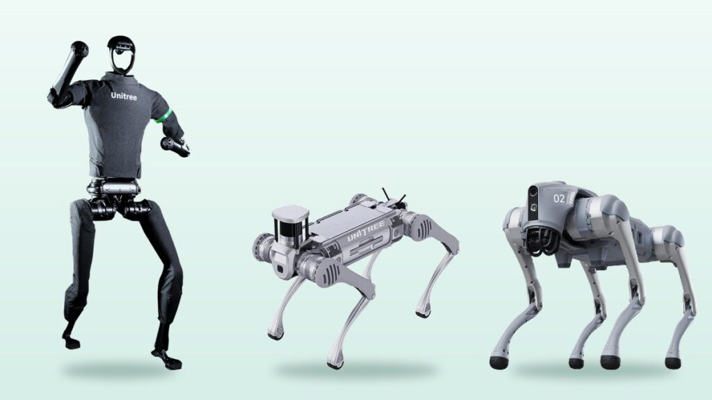Lityum bataryalı robotlar: Unitree H1, B2 ve Go2