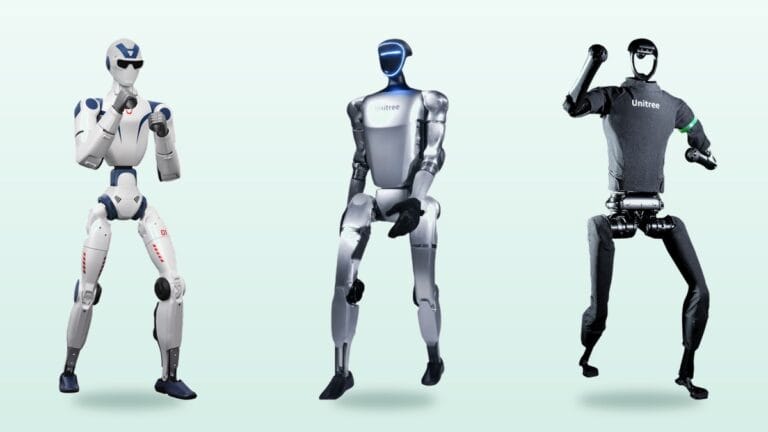Unitree R1, G1 ve H1 insansı robot karşılaştırması