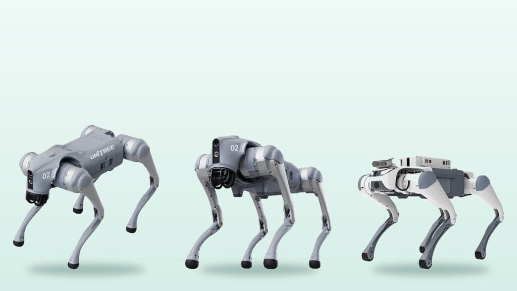 Unitree Go2 Air, Go2 Pro ve Deep Robotics Lite3 Pro robot köpek karşılaştırması