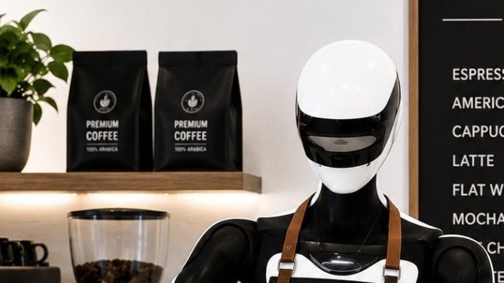 Robot barista ile kahve hazırlama