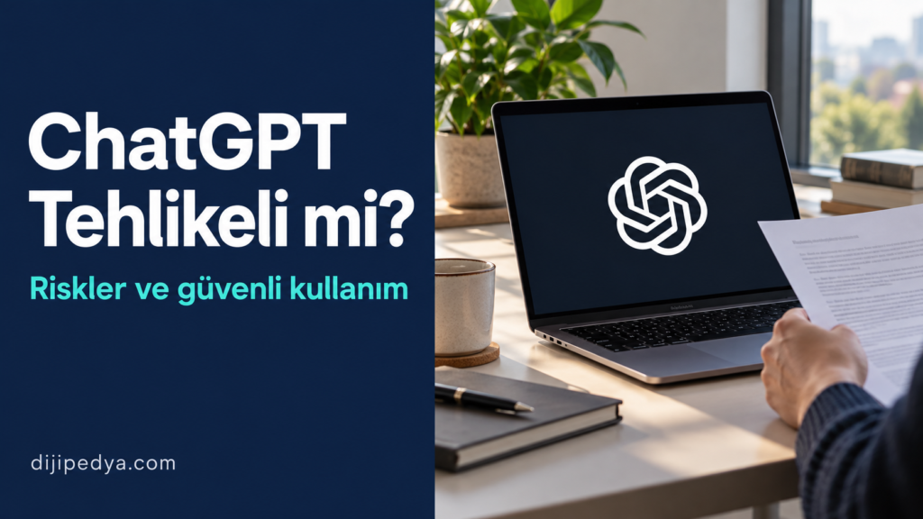 ChatGPT simgeli dizüstü bilgisayar yanında basılı belgeyi inceleyen kişi
