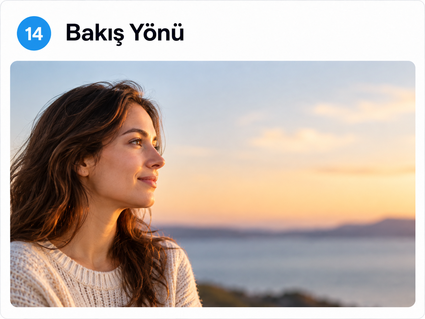 Bakış Yönü (Lead Room) tekniğine örnek yapay zekâ görseli