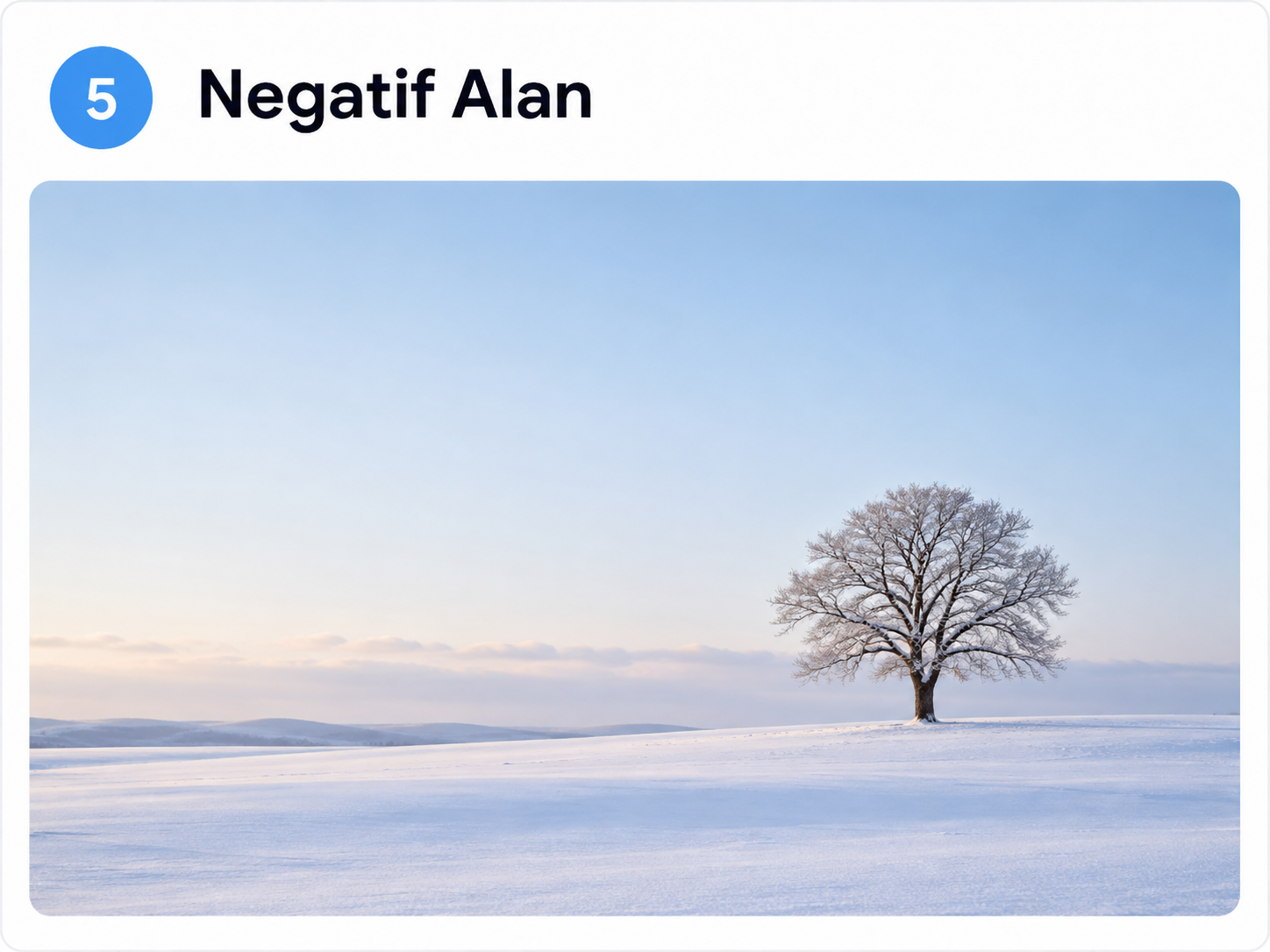 Negatif Alan (Negative Space) tekniğinin yapay zekâ ile oluşturulmuş örneği