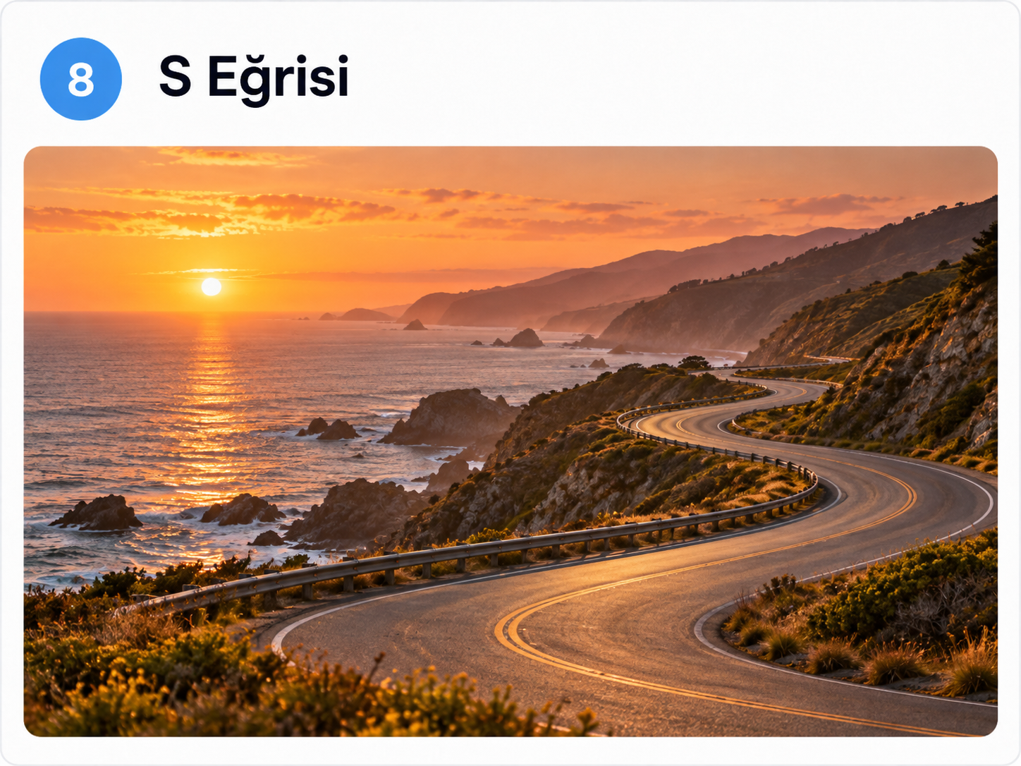 S Eğrisi (S-Curve Composition) tekniğinin yapay zekâ ile oluşturulmuş örneği