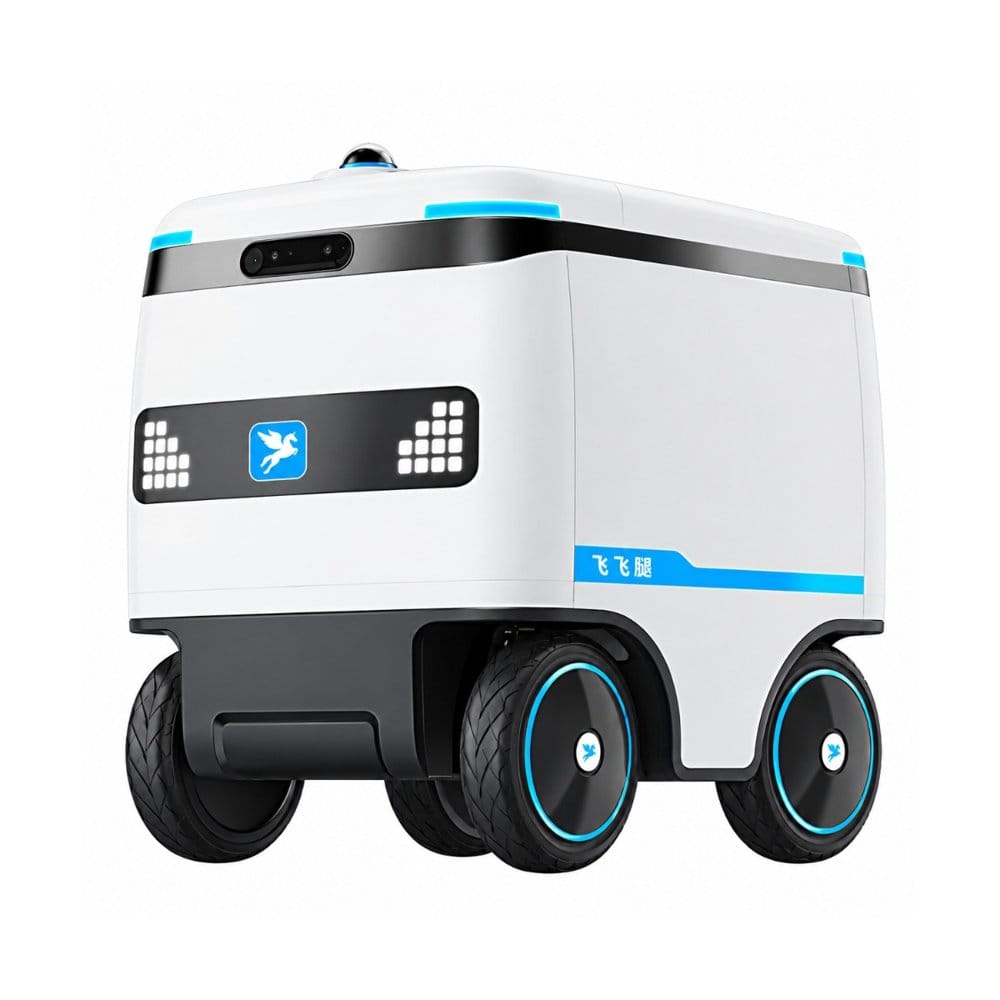 Alpha Robotics SpeedyBot Pro outdoor delivery robot