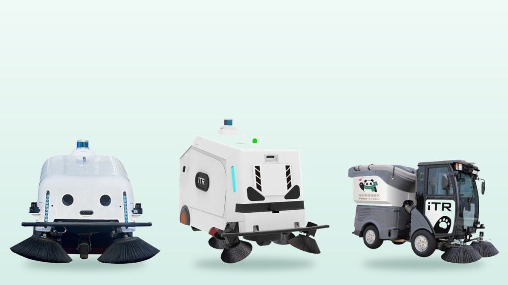 iTR autonomous outdoor sweepers
