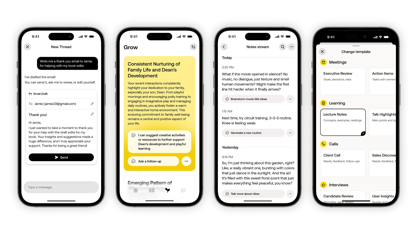 Bee mobil uygulaması ekran görüntüleri
