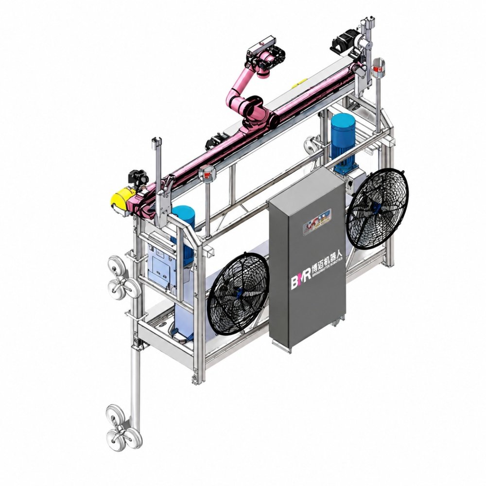 BMR T100 dış cephe boya robotu