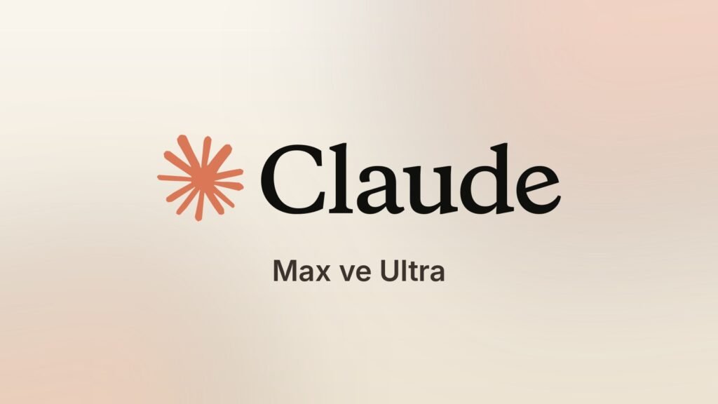 Claude logosu ve Max ve Ultra yazısı