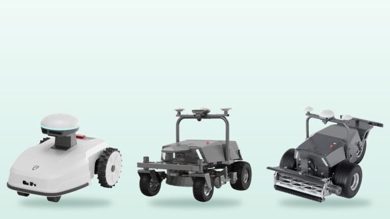 FJD commercial robotic lawn mowers for golf courses and sports fields