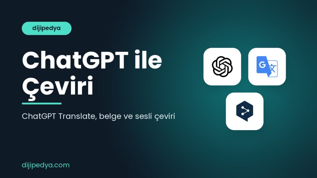ChatGPT ile Çeviri