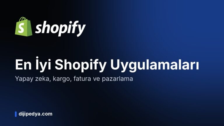 En iyi Shopify uygulamaları 2026