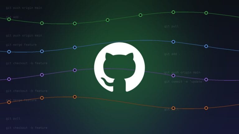 GitHub logosu ve Git dal grafiği