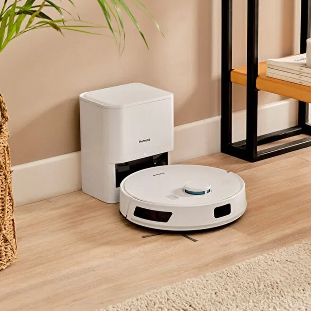 Homend Alex Laser Power 1289H robot süpürge ve otomatik toz boşaltma istasyonu
