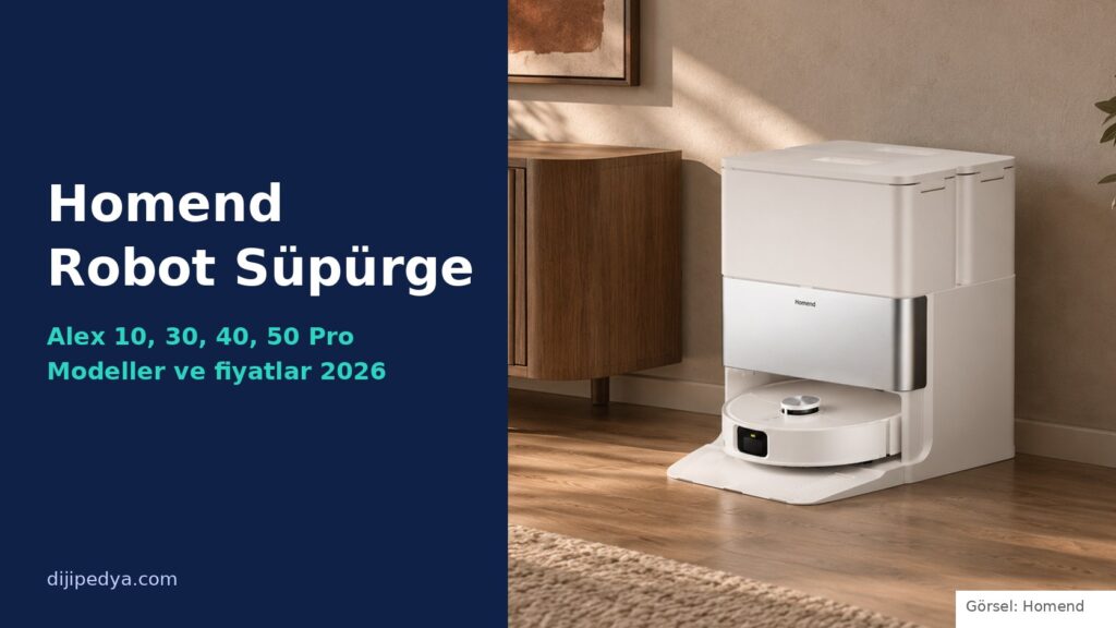 Homend robot süpürge Alex 40 ve istasyonu salonda