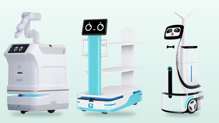 Hospital delivery and disinfection robots