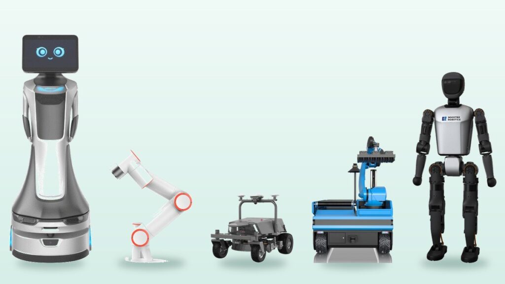 İşletmeler için robotlar: resepsiyon robotu, cobot, robot çim biçme, tır boşaltma ve insansı robot