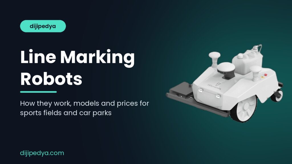 Line marking robots cover with FJD PaintMaster Pro
