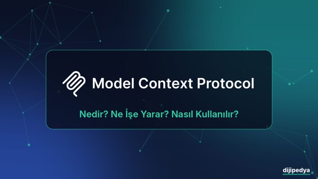 Model Context Protocol (MCP) logosu, Nedir? Ne İşe Yarar? Nasıl Kullanılır? yazısıyla