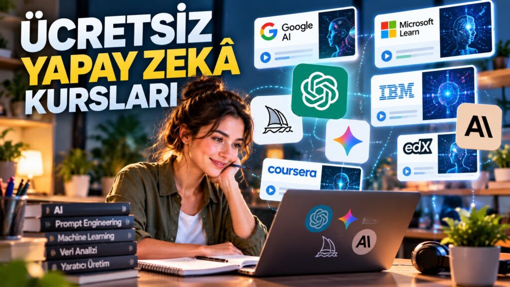 Ücretsiz yapay zeka kursları: Google, Microsoft, IBM, OpenAI, Anthropic, Coursera ve edX