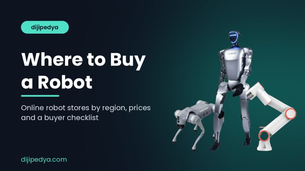 Where to buy a robot cover with a robot dog, humanoid and cobot
