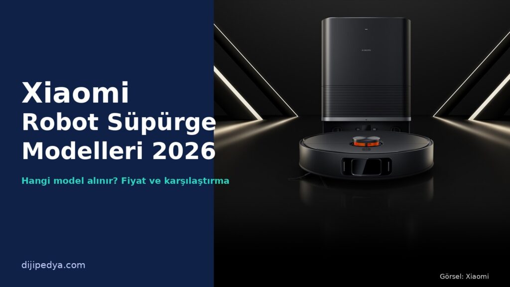 Xiaomi robot süpürge ve toz boşaltma istasyonu, Xiaomi Robot Süpürge Modelleri 2026 kapak görseli